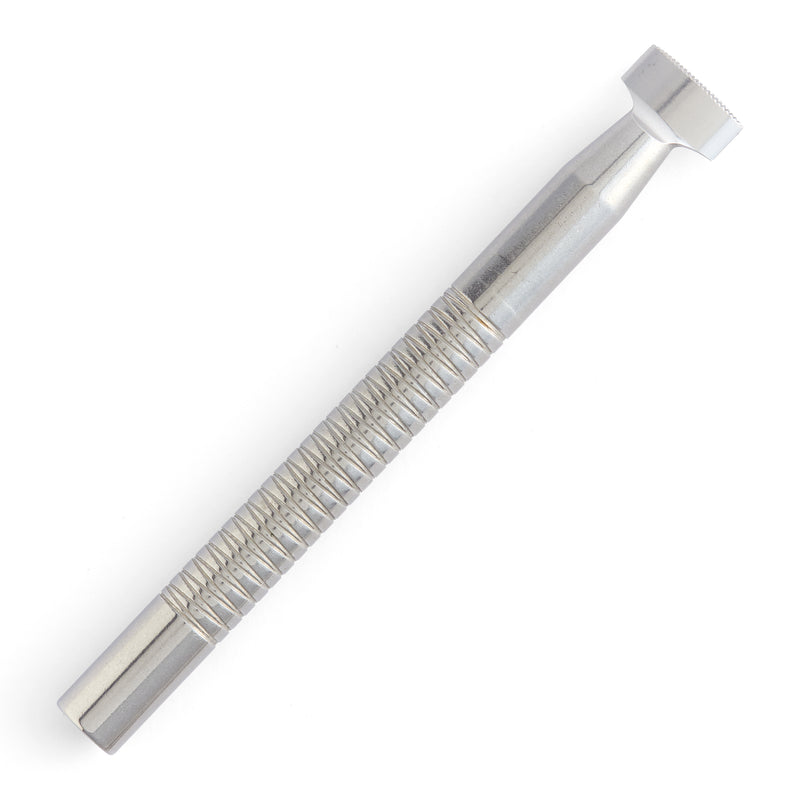 Lined Veiner Stainless Steel Stamp