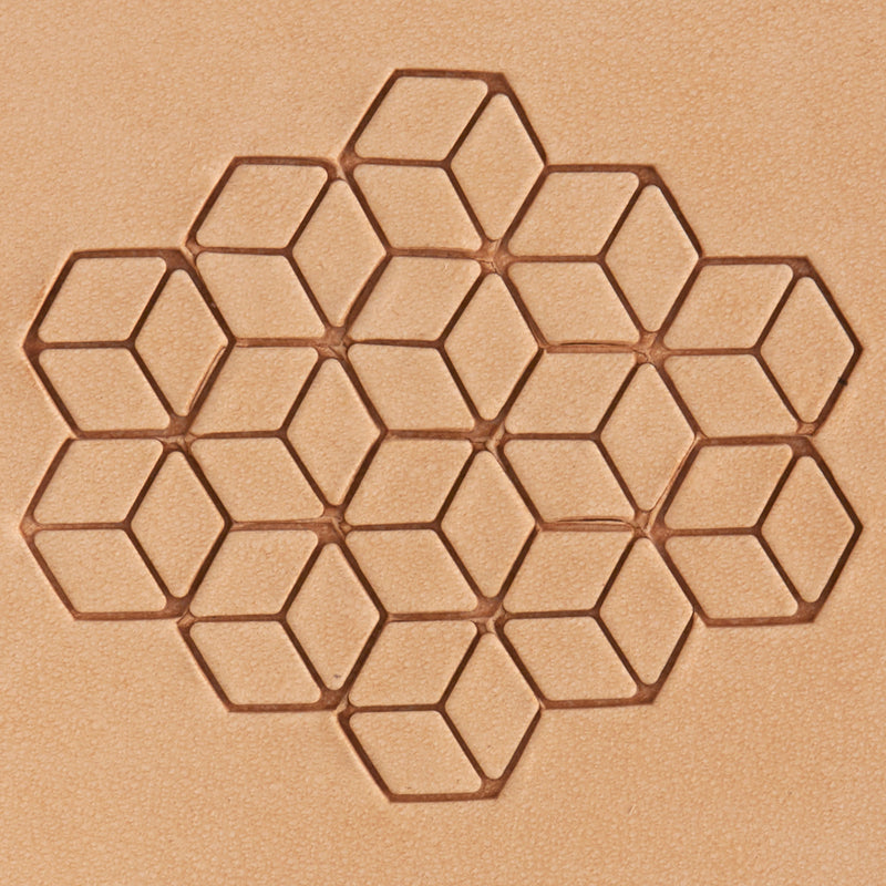 3D Cube Brass Stamp