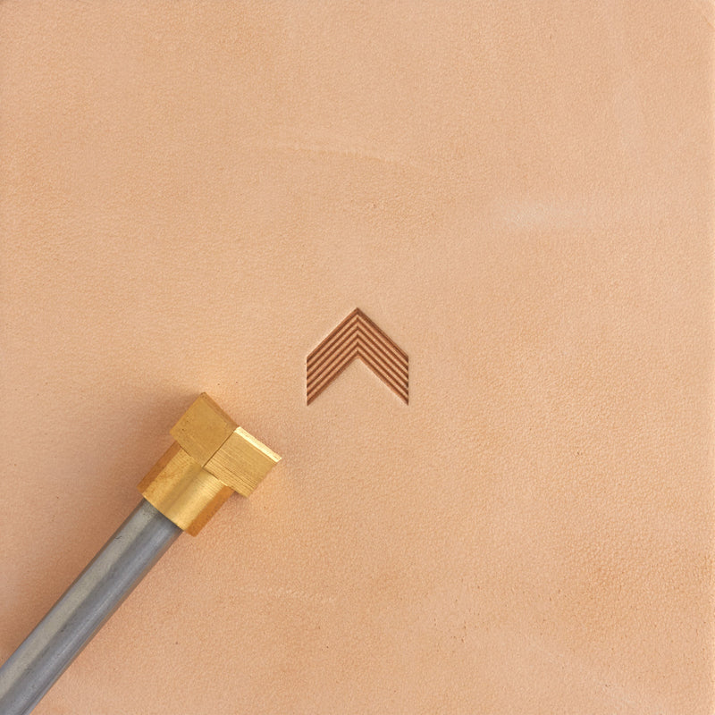 Herringbone Brass Stamp