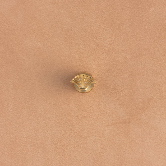 Lined Shell Brass Stamp — Tandy Leather Canada