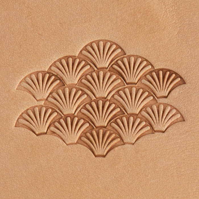 Lined Shell Brass Stamp — Tandy Leather Canada