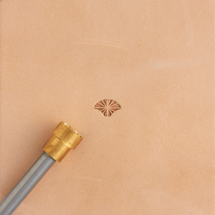 Sunburst Shell Brass Stamp