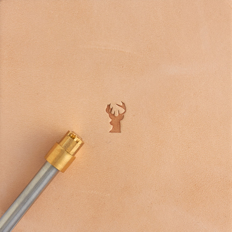 Deer Head Brass Stamp