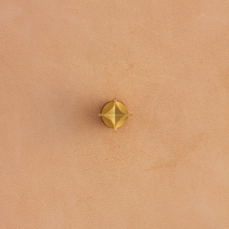 Box Diamond Brass Stamp