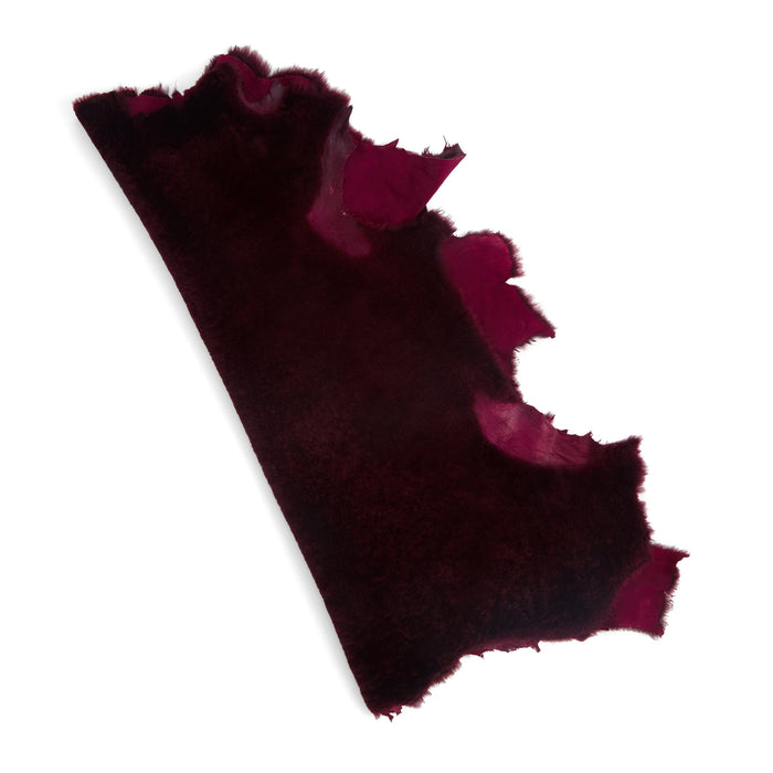 Luxe Hair-On Shearling Wine