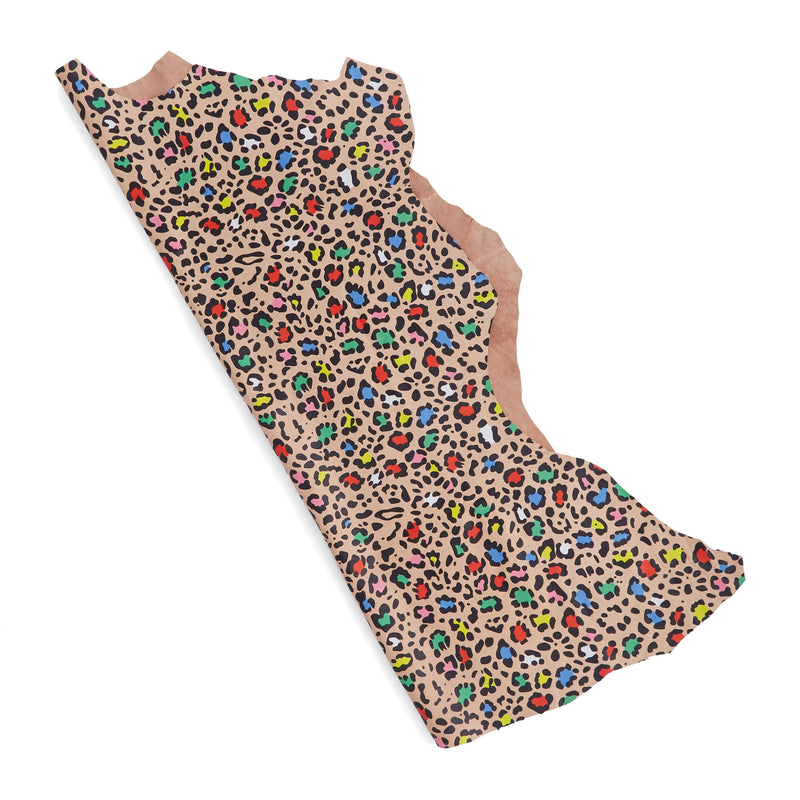Multicolor Leopard Print Sheepskin - FINAL SALE