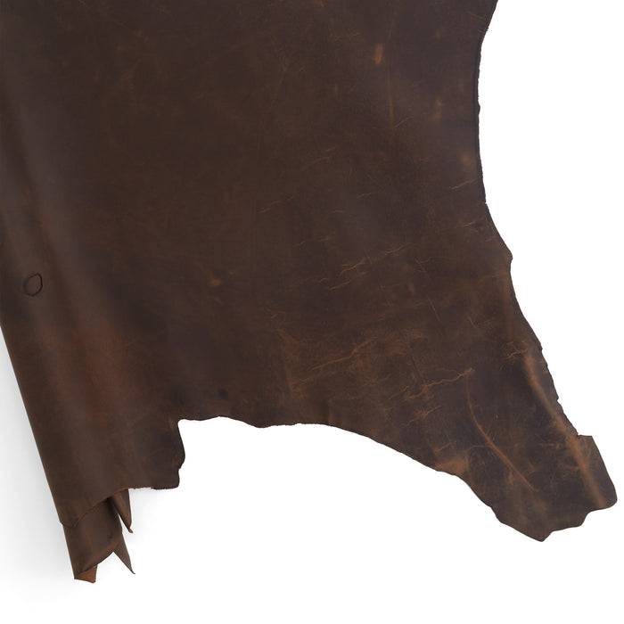 Kansas Cowhide Side Tobacco
