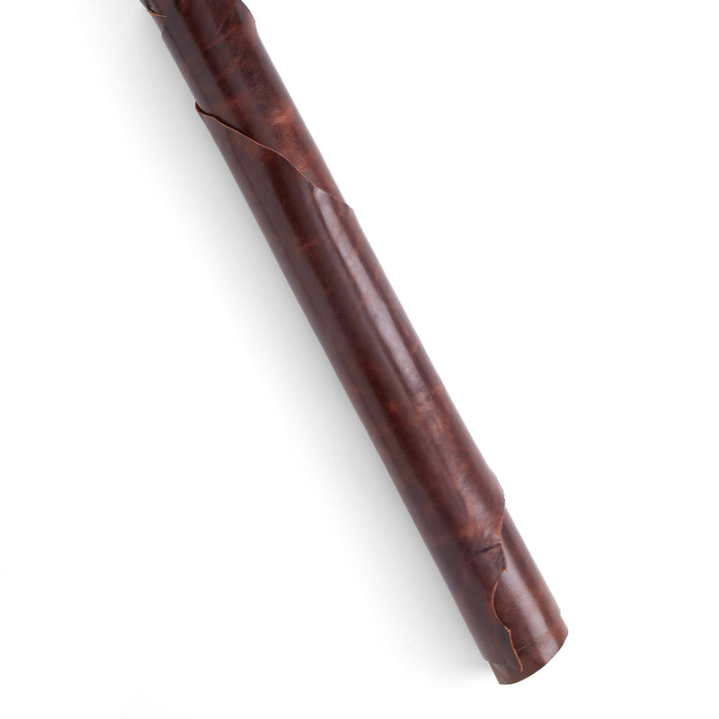 Collet simple pleine fleur tannage végétal marron