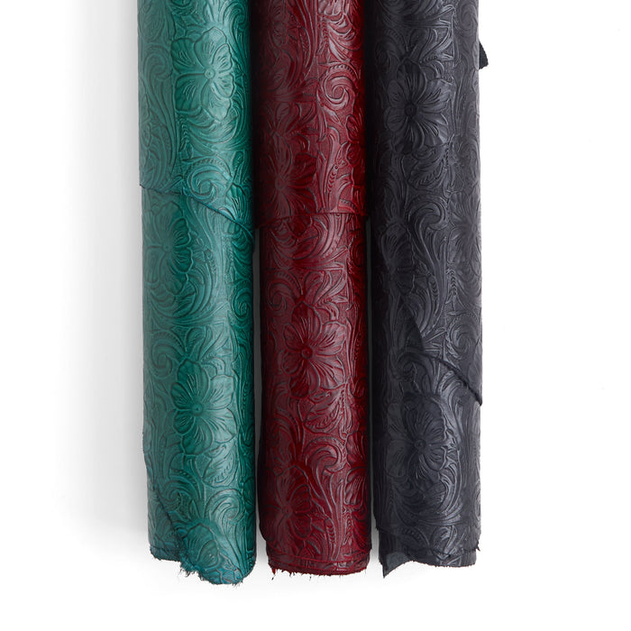 Floral Embossed Single Shoulder