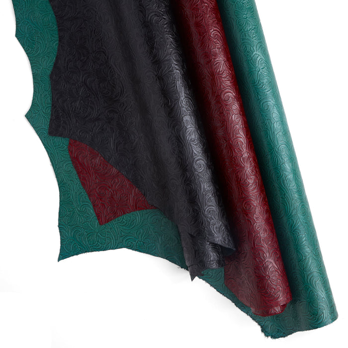 Floral Embossed Single Shoulder