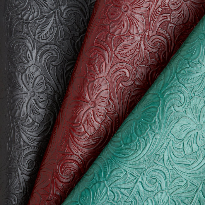 Floral Embossed Single Shoulder