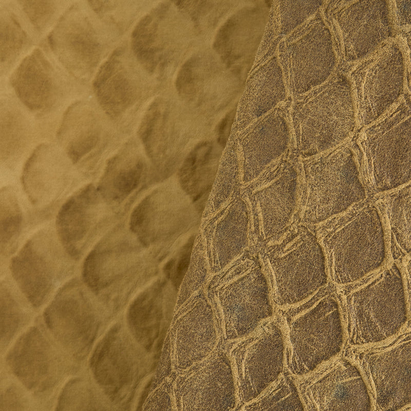 Scale Print Embossed Double Shoulder