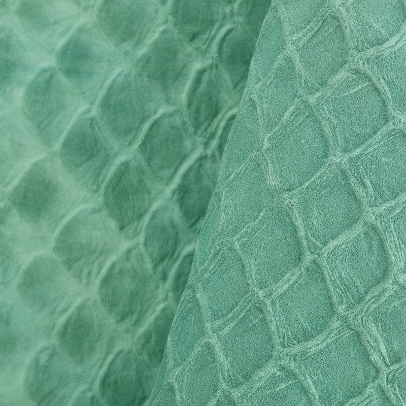 Scale Print Embossed Double Shoulder