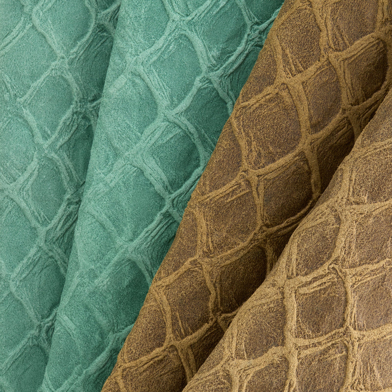 Scale Print Embossed Double Shoulder