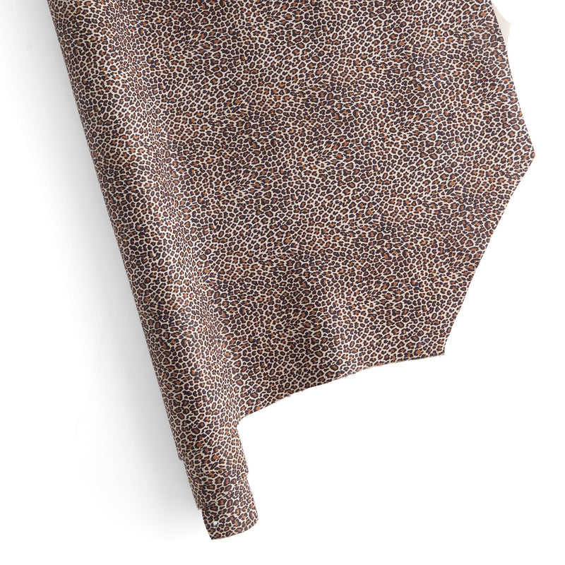 Mini-robe léopard imprimée asymétrique 3/5 oz