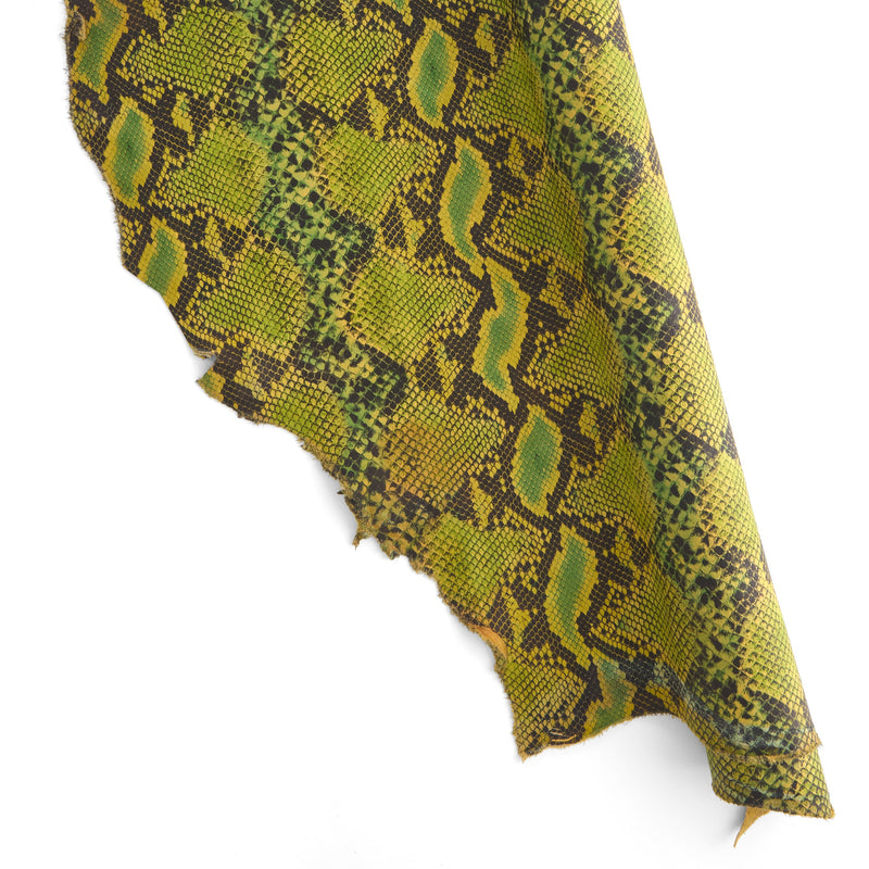 Python Print Single Shoulder Yellow & Green
