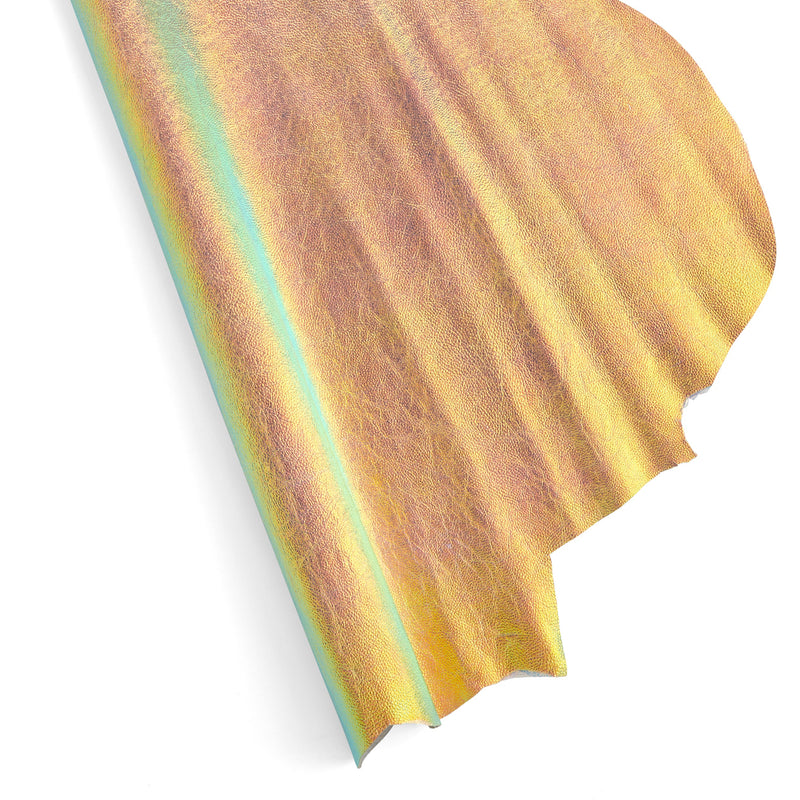 Italian Pebble Grain Iridescent Side - FINAL SALE