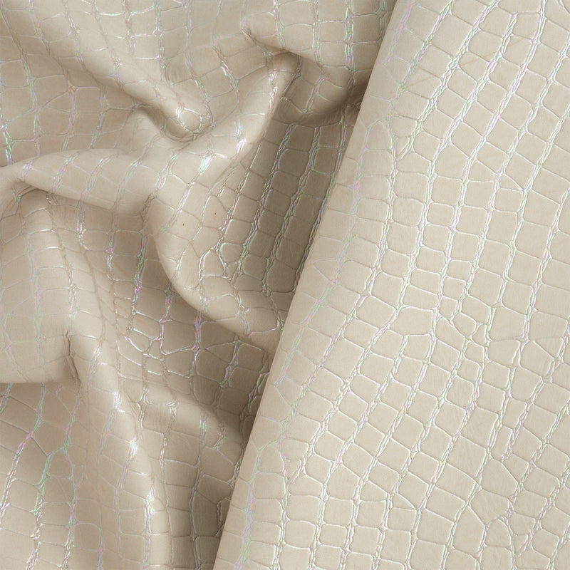 Italian Croco Embossed Iridescent Side - FINAL SALE