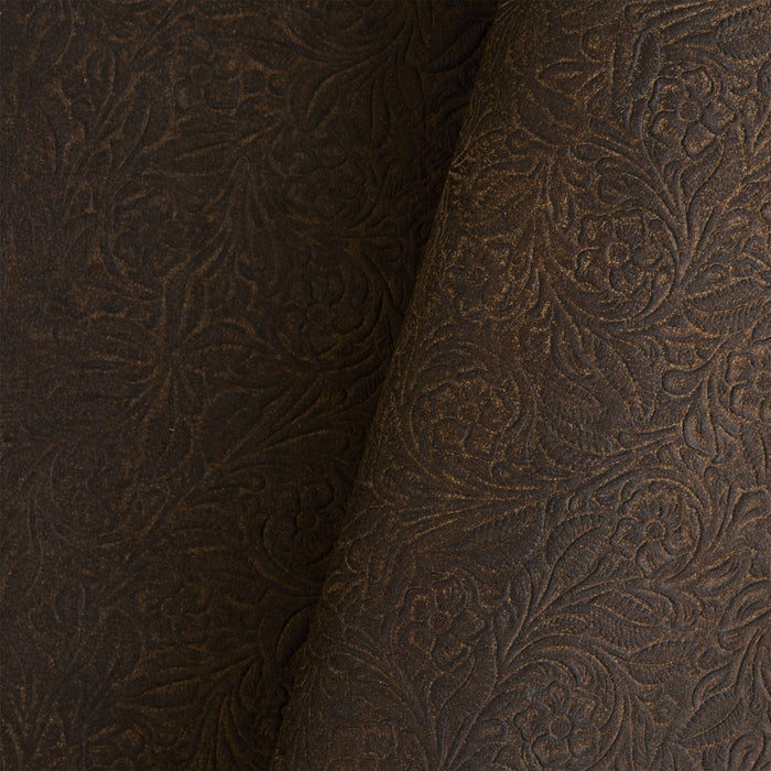 Texas Embossed Utility Suede Split Brown