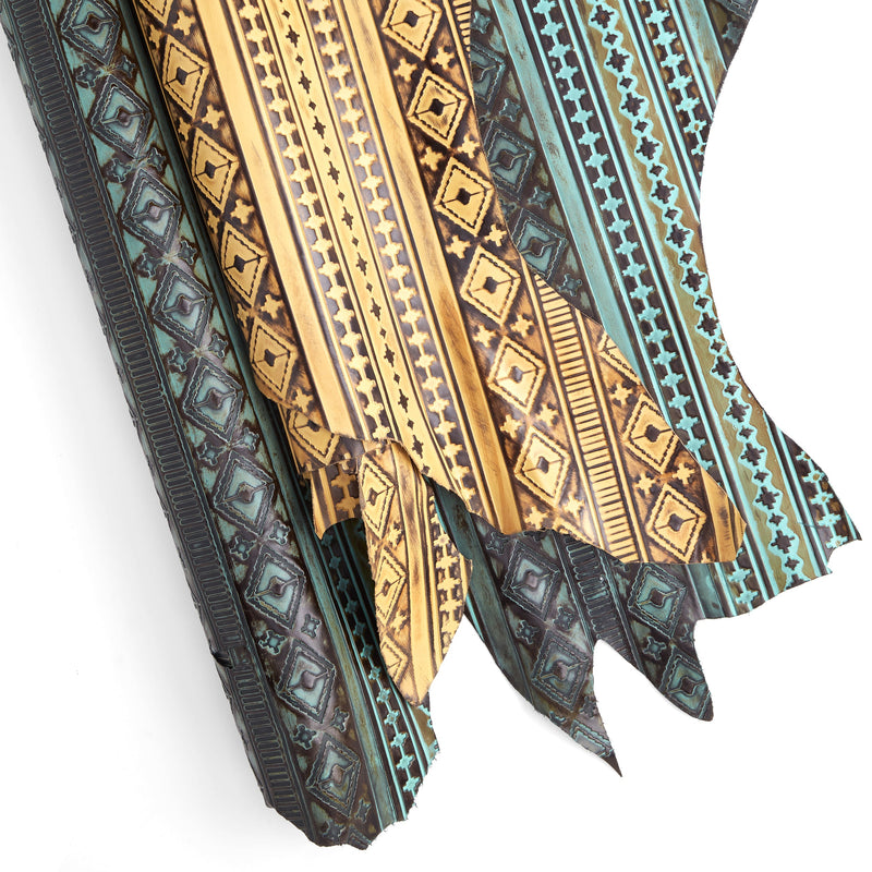 Embossed Rivera Print Side