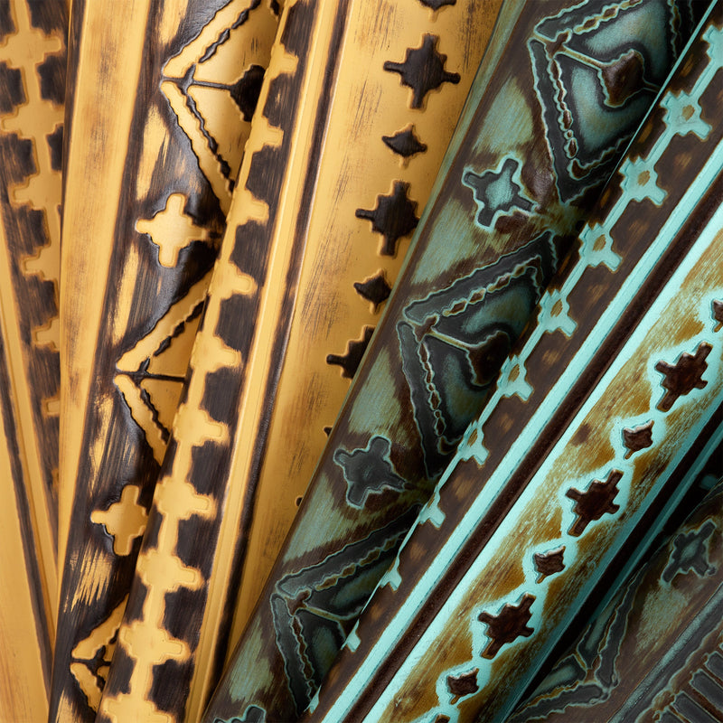 Embossed Rivera Print Side