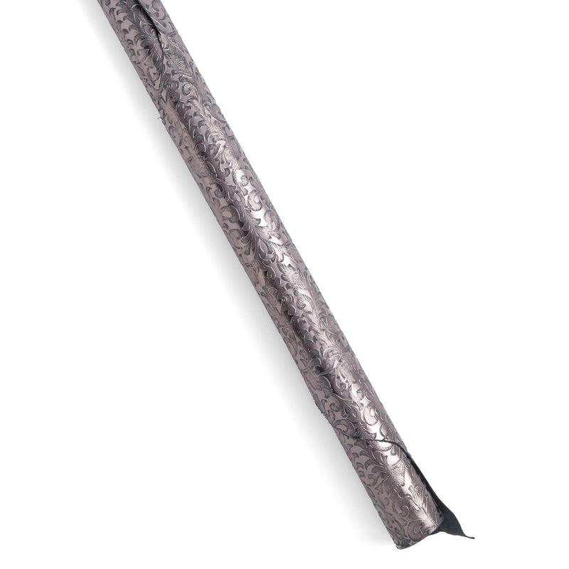 Embossed Metallic Floral Side