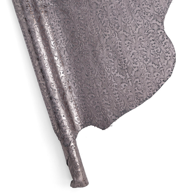 Embossed Metallic Floral Side