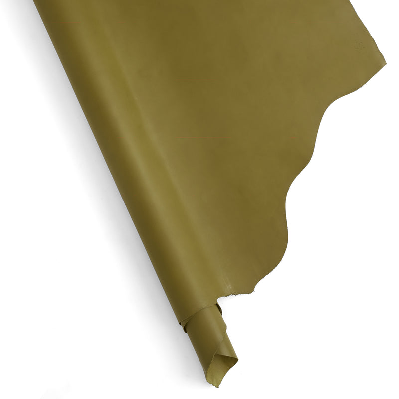 Flanc de cuir tanné végétal teint