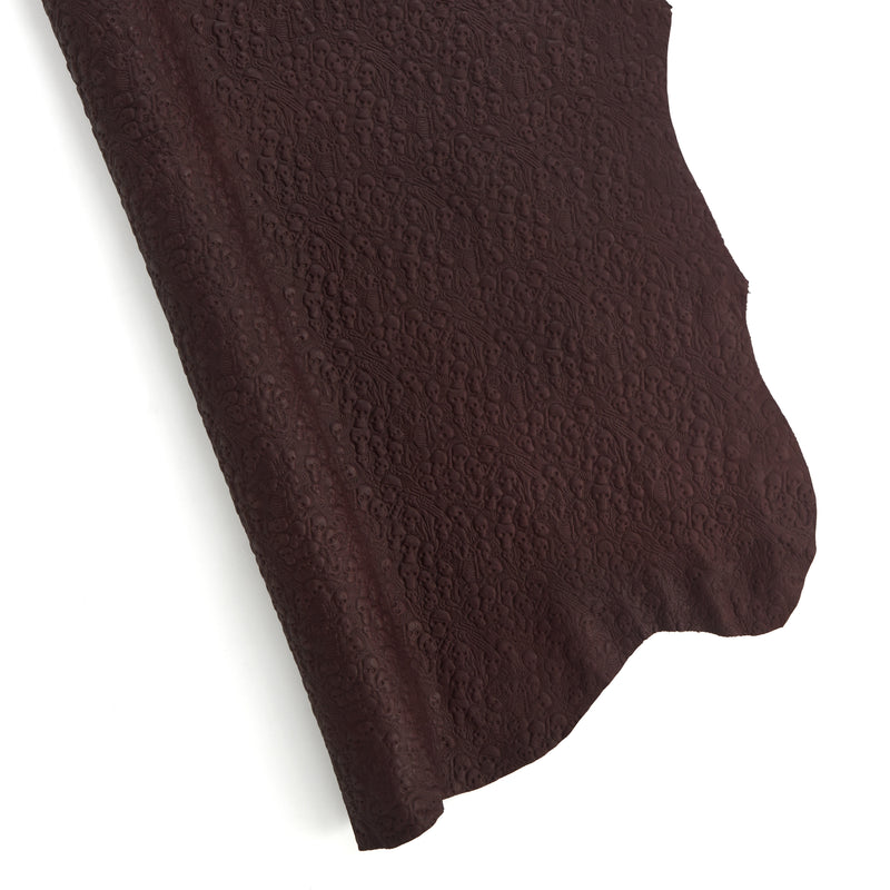 Skull Print Veg-Tan Sheepskin