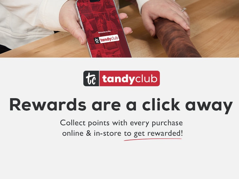 Tandy Club. Rewards are a click away. Collect points with every purchase online and in-store to get rewarded.