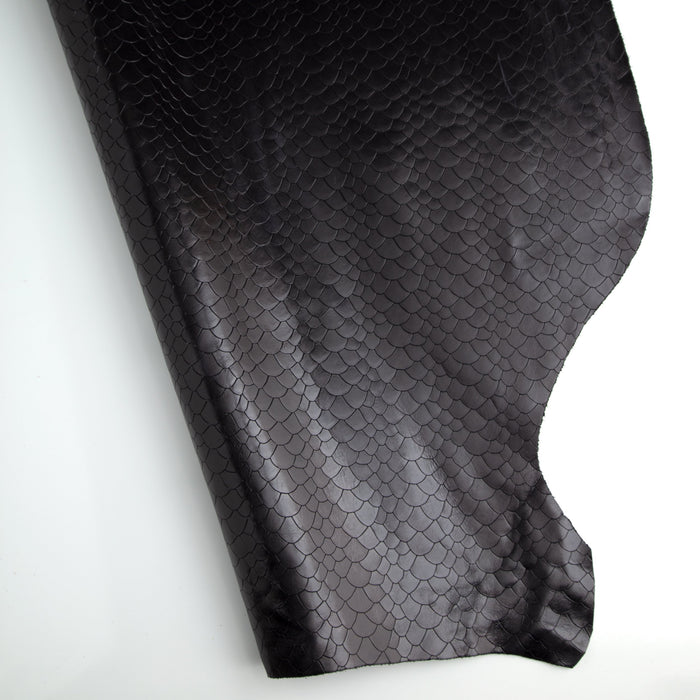 Ipanema Gator Printed Side Black from Tandy Leather