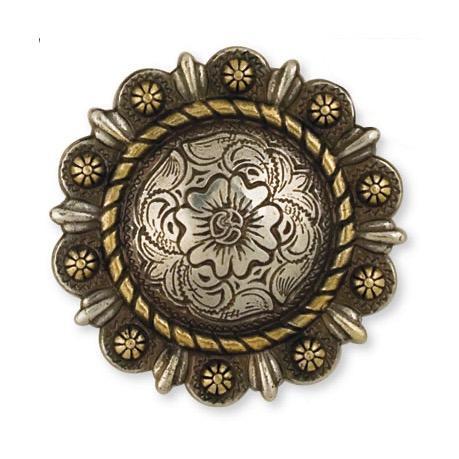 Roped Berry Round Conchos