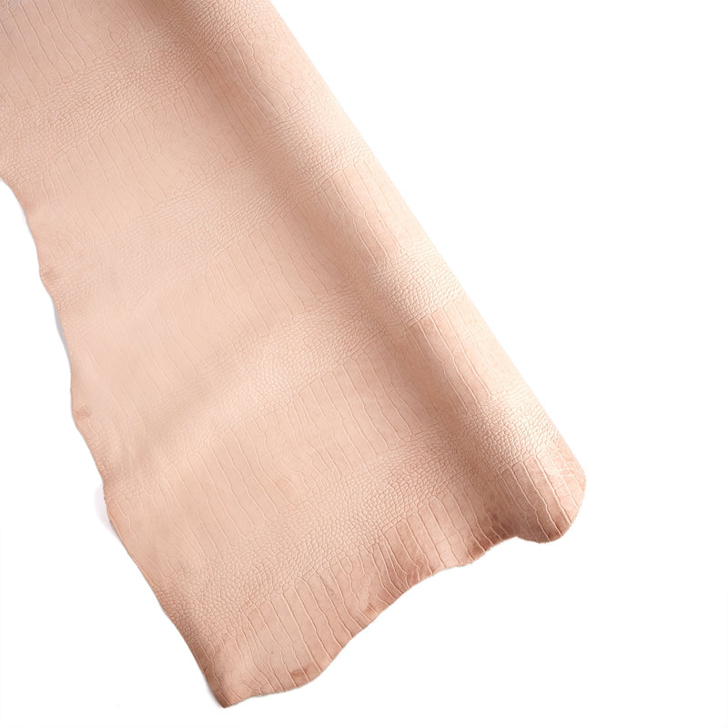 Piel Veg-Tan Sencilla, Grabada en Relieve