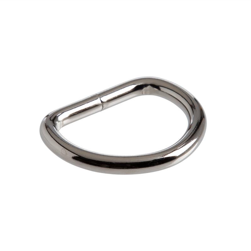 Paquete de 6 anillos en forma de D macizos
