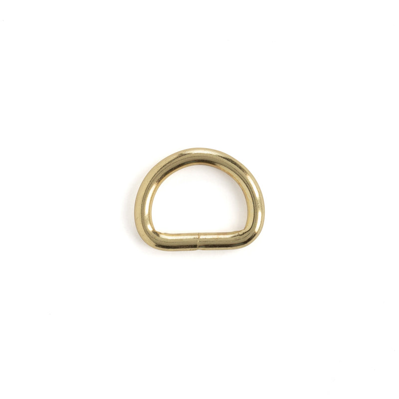 Paquete de 6 anillos en forma de D macizos