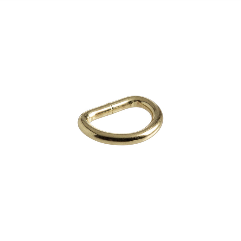 Paquete de 6 anillos en forma de D macizos