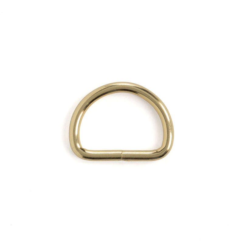 Paquete de 6 anillos en forma de D macizos