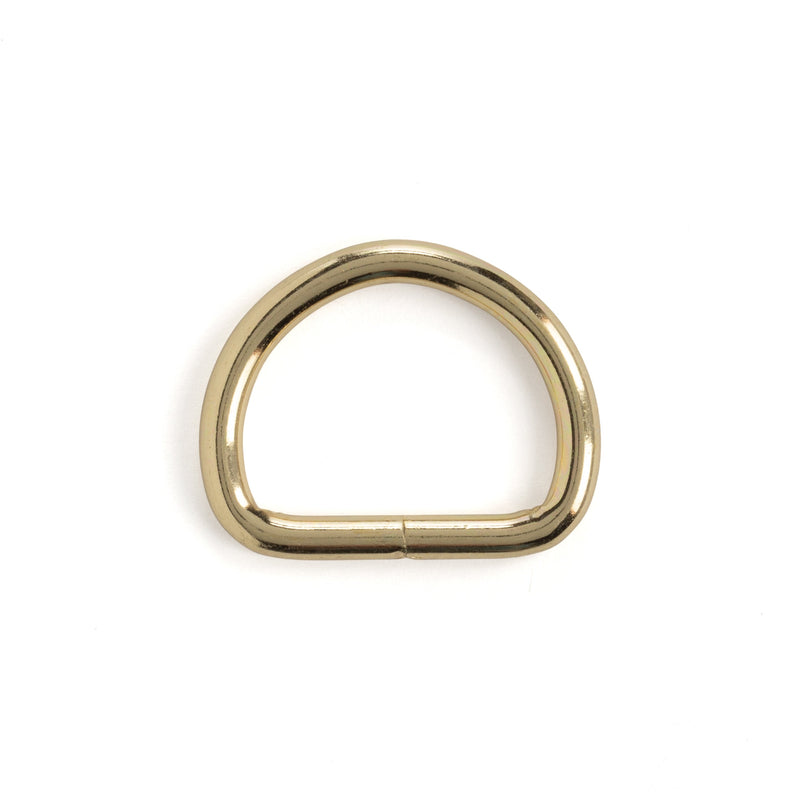Paquete de 6 anillos en forma de D macizos