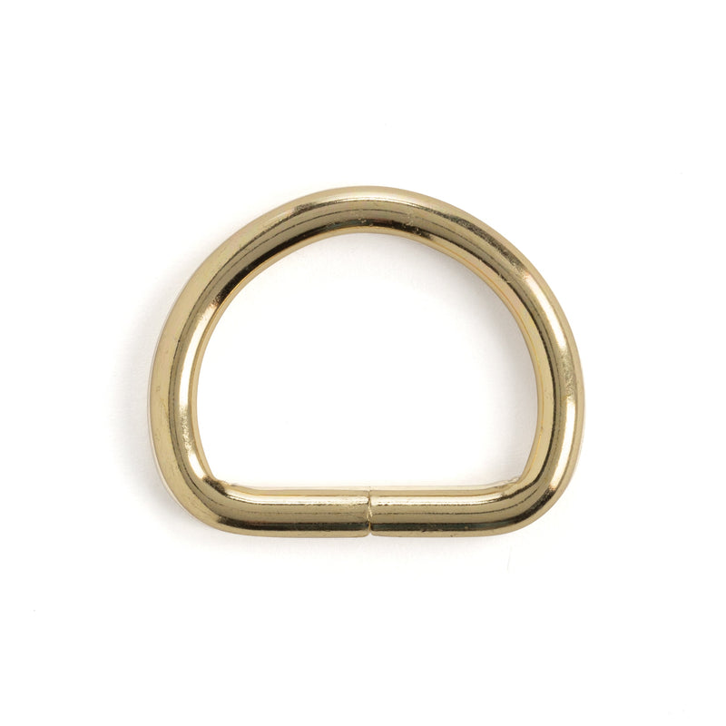 Paquete de 6 anillos en forma de D macizos