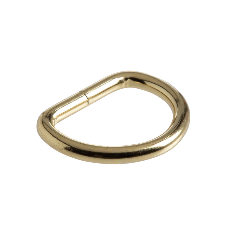 Paquete de 6 anillos en forma de D macizos