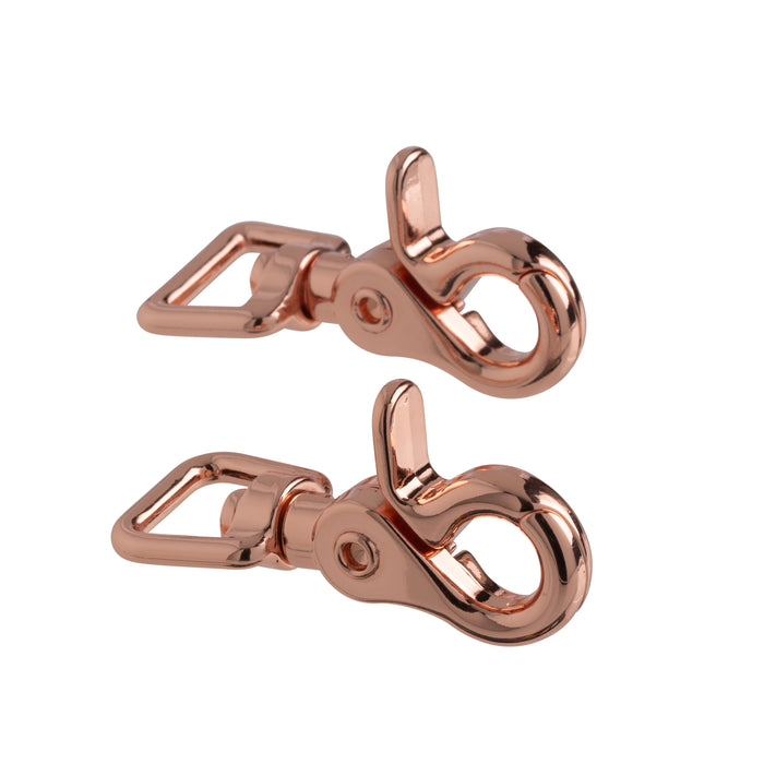 Rose Gold Swivel Clasps Metal Trigger Snap Hooks With 20mm D Rings  Connector for Webbing Bag Strap Purse Chain Clasp Hardware Leather Craft -   Canada