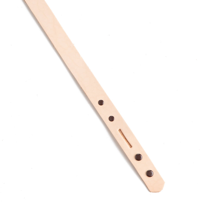 Cinturón de artesano en blanco