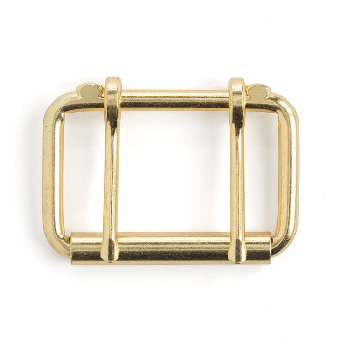 Heavy Duty Single Prong Brass Roller Buckle (Pack of 2) - Trimming