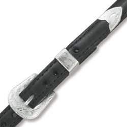 Hatband Buckle Set Silver