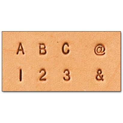 Juego de letras y números Craftool® 1/8" (3 mm)