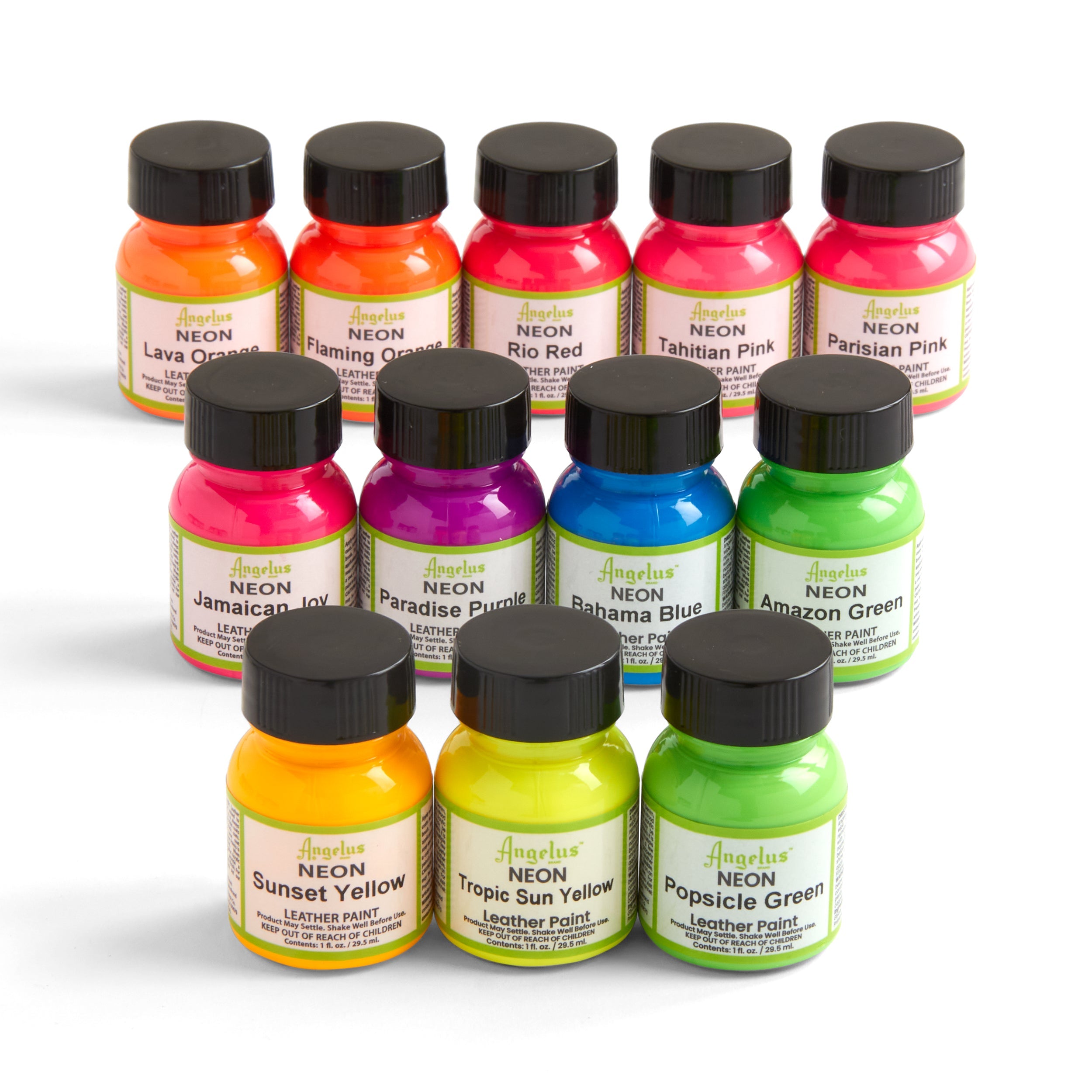 Angelus Neon Leather Paint Set | Tandy Leather — Tandy Leather Canada