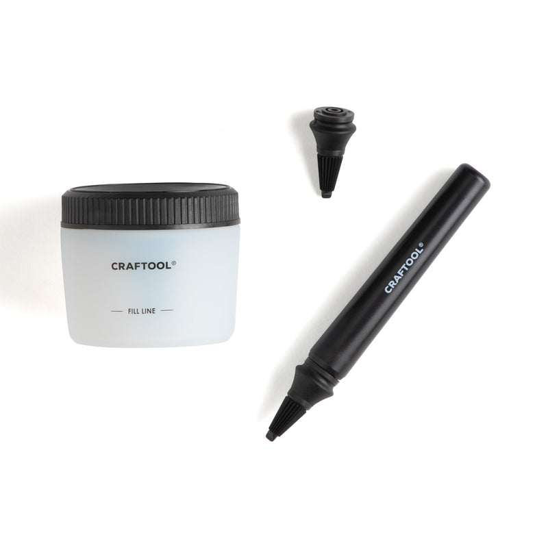 Craftool® Edge Dyeing Pen and Silicone Bottle Set - FINAL SALE