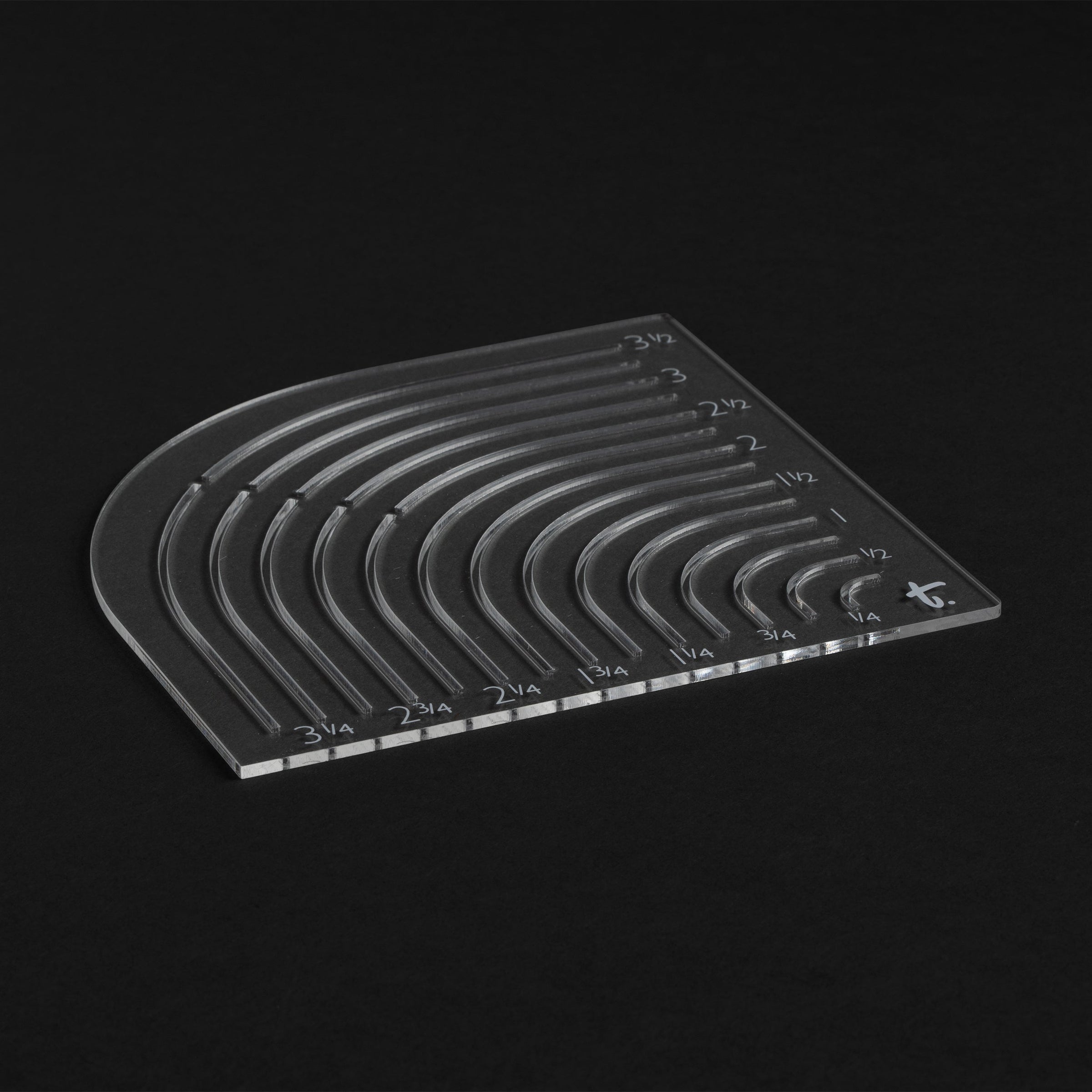 Radius Acrylic Template | Tandy Leather — Tandy Leather Canada