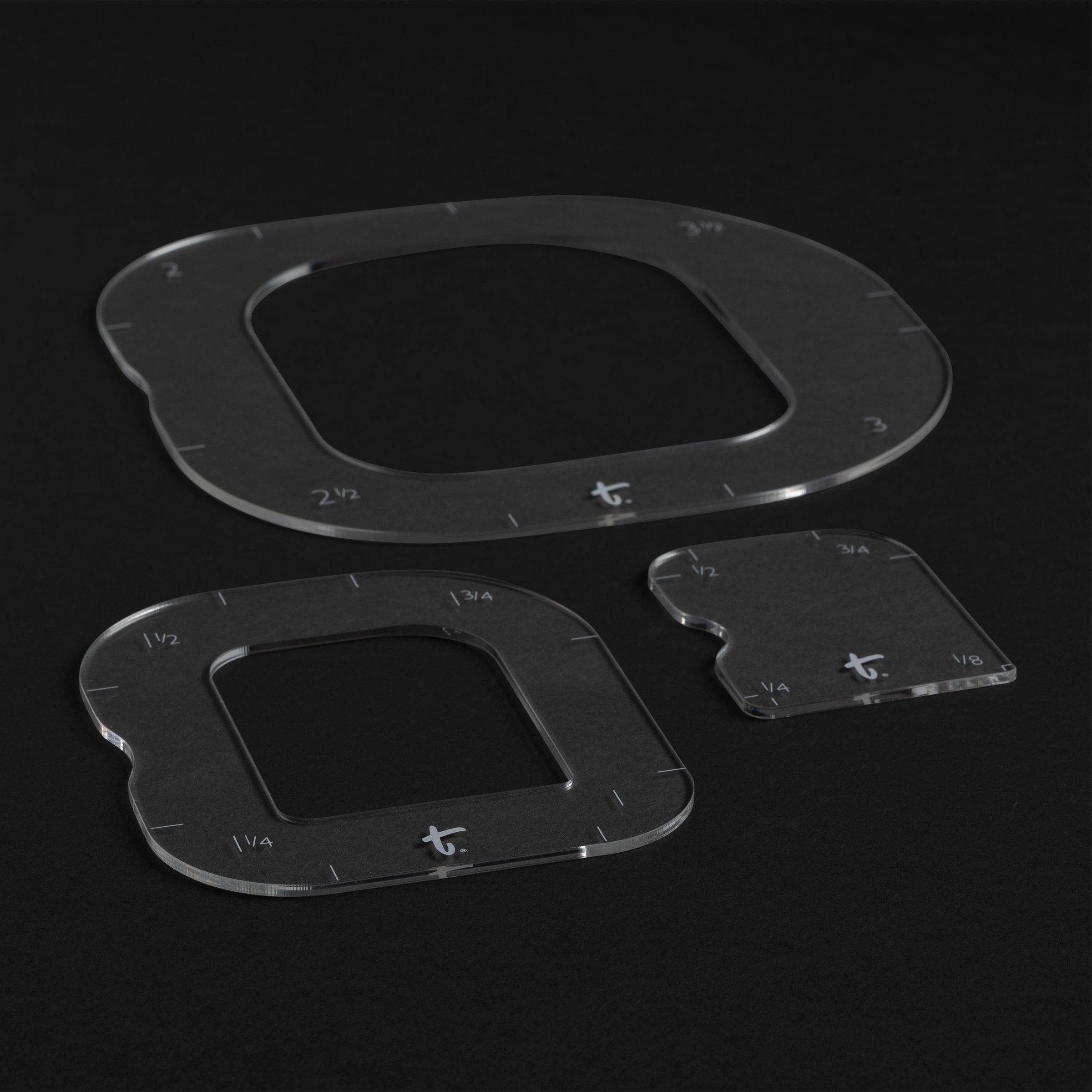 Nesting Radius Cards Acrylic Template | Tandy Leather — Tandy Leather ...