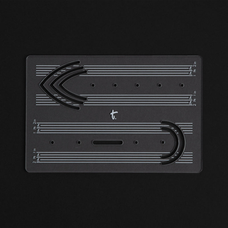 Belt End Acrylic Template